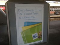 Deppenleerzeichen bei Ritter Sport