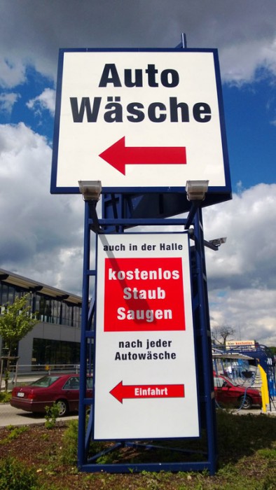 Auto Wäsche Staub Saugen