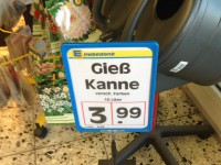 Gießkannen mit Sprachsteuerung