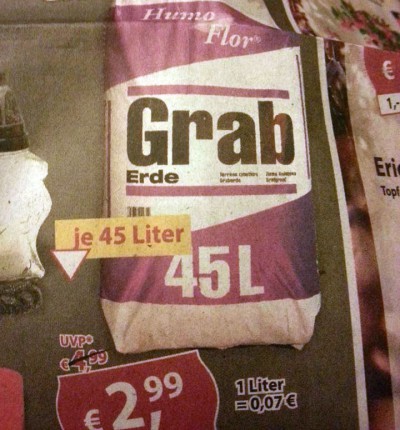 Grab Erde