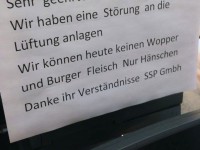 Hänschen klein im Burger King