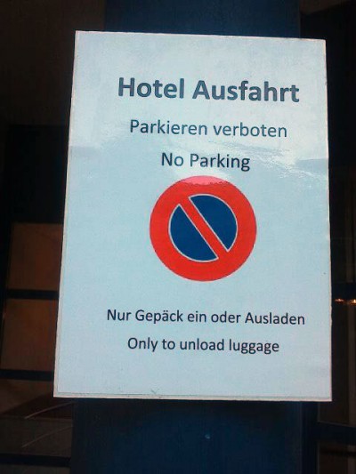 Hotel Ausfahrt
