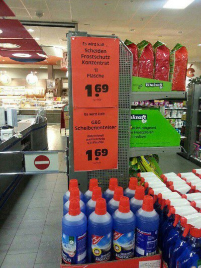 Scheiden Frostschutz Konzentrat